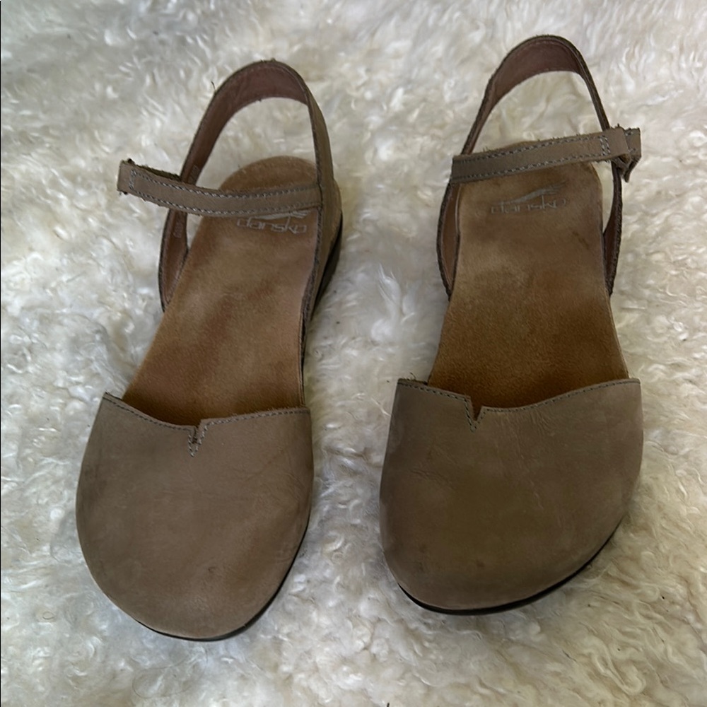 Dansko leather sandals / mules